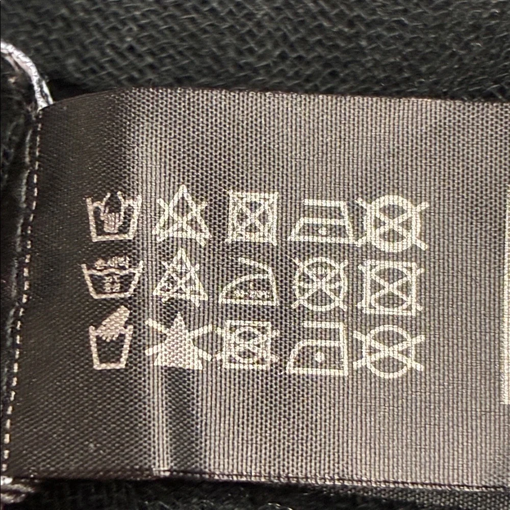 NWOT. Zara Black Cotton/Linen Blend Scarf.